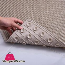 Bath Mats For Bathroom Floor Washable Pvc Shower Mat Antifatigue Massage Floor Mats With Suction Cups Non Slip For Tub Shower And Bath Room 44X70 Cm