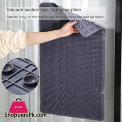 Bath Mats For Bathroom Floor Washable Pvc Shower Mat Antifatigue Massage Floor Mats With Suction Cups Non Slip For Tub Shower And Bath Room 44X70 Cm