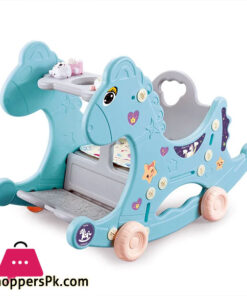 Baby Rocking Chair 4in1 Multifunctional Children Rocking Horse Animal Trojans Birthday Gift For 1-3Y Doki Toy