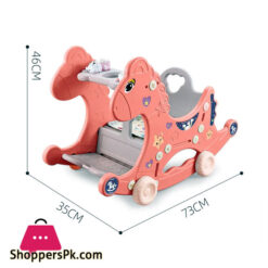 Baby Rocking Chair 4In1 Multifunctional Children Rocking Horse Animal Trojans Birthday Gift For 1-3Y Doki Toy