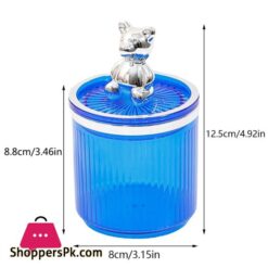 Cute Bear Cotton Pad Holder Cotton Swab Rod Storage Box Cosmetics Jewelry Bathroom Makeup Container Lipstick Organizer Box Conbo