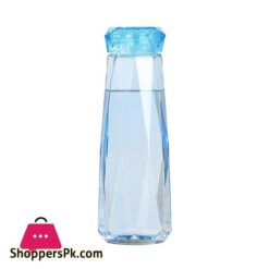 Diamond Water Bottle Glass Cup Heat Resistant Portable Carrying For Drinkware