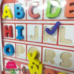 Digital Wooden Alphabet Bus Toy Car Alphabet Sorting Alphabet Puzzle Intelligence Box Alphabet Car