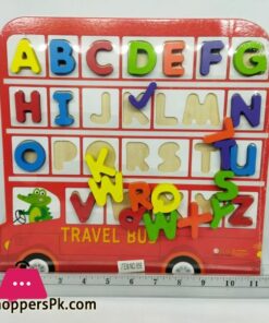 Digital Wooden Alphabet Bus - Toy Car - Alphabet Sorting - Alphabet Puzzle - Intelligence Box - Alphabet Car 13 Digital Wooden Alphabet Bus Toy Car Alphabet Sorting Alphabet Puzzle Intelligence Box Alphabet Car