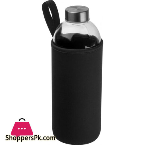 Glass Water Bottle With Cover 1000-ML