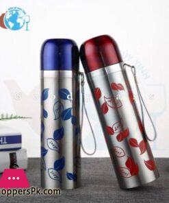 Hot N Cool Sports Vacuum Flask 05 Liter Stainless Steel Water Bottle For School Kids500ML Water bottle stainless steel with handel