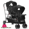 Joovy Big Caboose Stand-On Tandem Triple Stroller Black