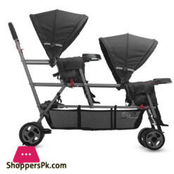 Joovy Big Caboose Stand-On Tandem Triple Stroller Black
