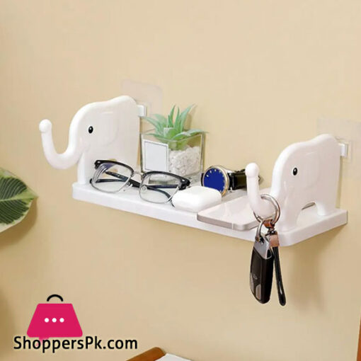 Kitchen Shelf Strong Load-bearing Wall Mounted Wall Shelf Little Elephant Wall Hanging Spice Organiser Household Products