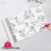 Large Children Colouring Roll Arts Crafts Activity Coloring Book Paper Watercolor Wall Sticker Theme Scene Color Filling Paper For Classroom