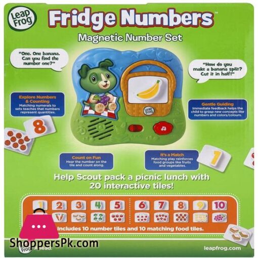 LeapFrog Fridge Numbers Magnetic Set