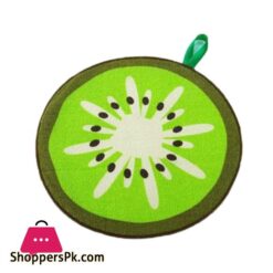 Lovely Fruit Print Hanging Kitchen Towel Microfiber Quick Dry Cleaning Rag Dish Cloth Wiping Napkin Absorbing Cloth