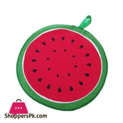 Lovely Fruit Print Hanging Kitchen Towel Microfiber Quick Dry Cleaning Rag Dish Cloth Wiping Napkin Absorbing Cloth