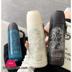 Mermaid Creative Stainless Steel Water Bottle 380Ml Vacuum Flask For Hot Or Cold Water Bpa Free Made With Double Wall Safe And Non Toxic Materials