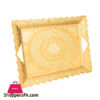 OSENA BEYZADE BIG RECTANGULAR GOLD TRAY