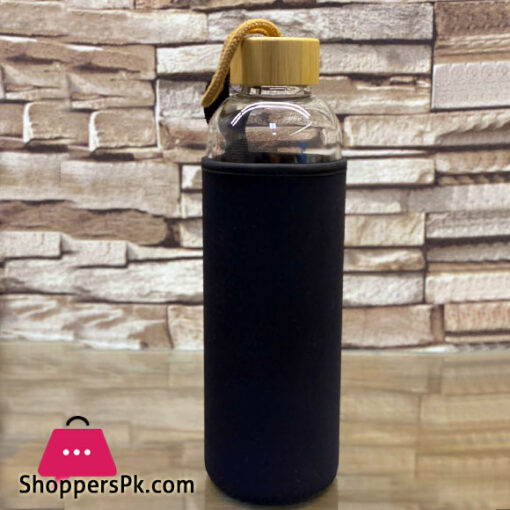 Plain Glass Bottle Luna With Cover 1000ML