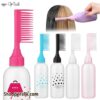 Myyeah 60oz Plastic Hair Dye Refillable Bottle Empty Applicator Comb Dispensing Salon Hair Coloring Hairdressing Styling Tools