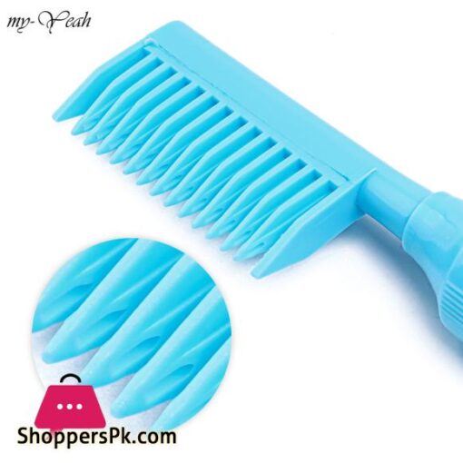 Myyeah 60oz Plastic Hair Dye Refillable Bottle Empty Applicator Comb Dispensing Salon Hair Coloring Hairdressing Styling Tools