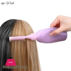 Myyeah 60Oz Plastic Hair Dye Refillable Bottle Empty Applicator Comb Dispensing Salon Hair Coloring Hairdressing Styling Tools