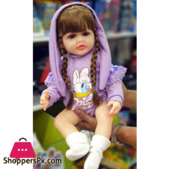 Silicone Reborn Doll Toy Soft Vinyl Bebe Reborn Toddler Doll Newborn Baby Gift