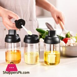 Spice Container Rust Resistant Glass Flavor Seasoning Jar