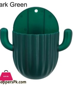 Toothbrush Holder Household Wall Self Adhesive Seamless Cactus Storage