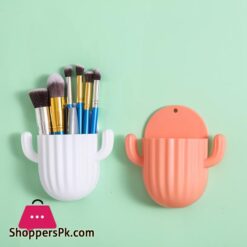 Toothbrush Holder Household Wall Self Adhesive Seamless Cactus Storage