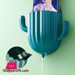 Toothbrush Holder Household Wall Self Adhesive Seamless Cactus Storage
