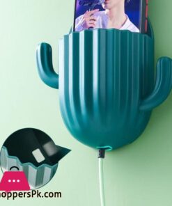 Toothbrush Holder Household Wall Self Adhesive Seamless Cactus Storage
