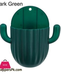 Toothbrush Holder Household Wall Self Adhesive Seamless Cactus Storage