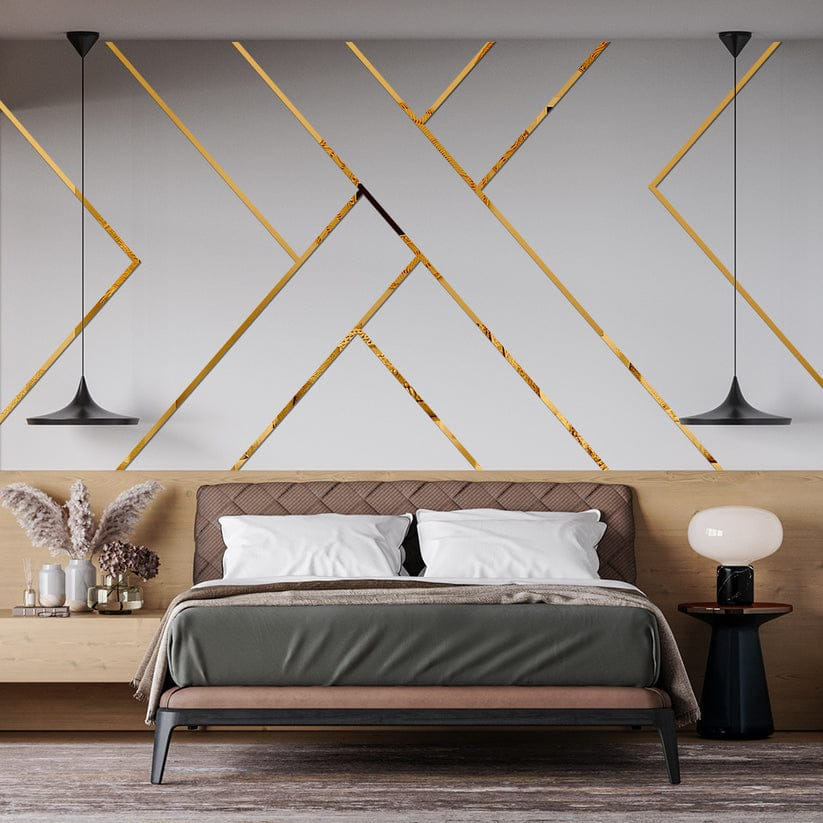 Acrylic Mirror Strips Sticker Wall Decoration Wall Design Size: 96 Inch Height 0.75 Inch Width