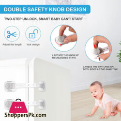 Baby Safety Lock Child Safety Locks Multi-Functional Adjustable Double ...