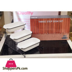 Ceramic Three Step Dish Set