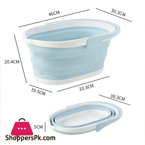 Cleaning Bucket High-Temperature Resistant Portable Water Pail with Hanging Hole Rectangular for Outdoor Garden Camping Fishing