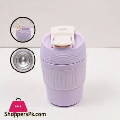 Cup with Straw 304 Stainless Steel Vacuum Mug Coffee Thermal Mugs 350ML