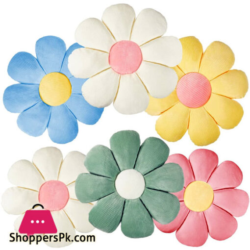 Daisy Flower Shaped Cushion Smell-less Breathable No Deformation Reading Lounging Flower Pillow for Office