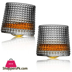 Danny Home Dancing Glass Spinning Swirling Drinking Cocktails Glass Pack Of 6