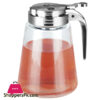 Danny Home Glass Classic No-Drip Syrup Honey Dispenser