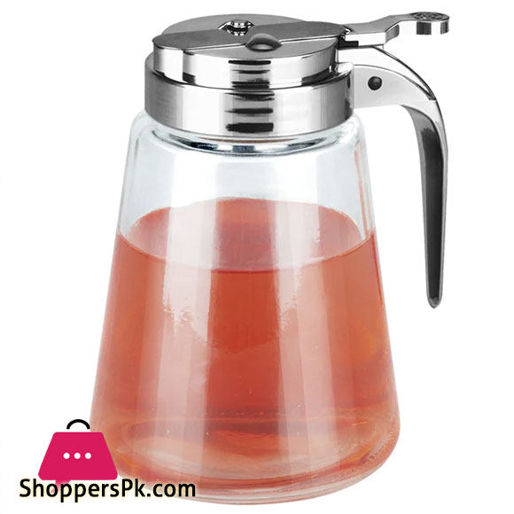 Danny Home Glass Classic No-Drip Syrup Honey Dispenser 3 Danny Home Glass Classic No-Drip Syrup Honey Dispenser