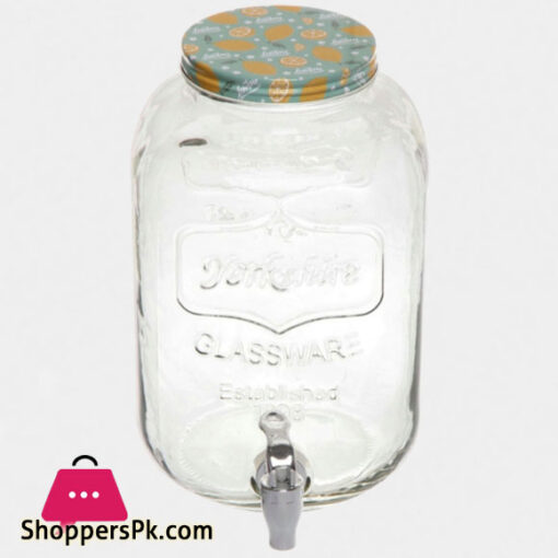 Danny Home Glass Drink Dispenser 5 Liter - WTJ03
