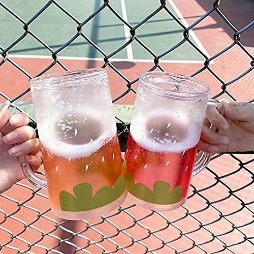 Double Layer Plastic Water Bottle 400Ml Water Bottle Durable Water Bottle For Girls Kids Drinkware Leak Proof Bpa Free Bottle Red Mug