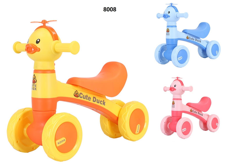 Duck Pedestal Bike For Children 1 - 3 Years Kids Balance Bike 8008