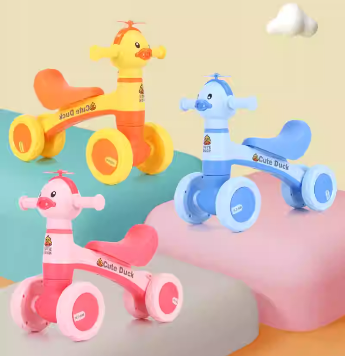 Duck Pedestal Bike For Children 1 - 3 Years Kids Balance Bike 8008