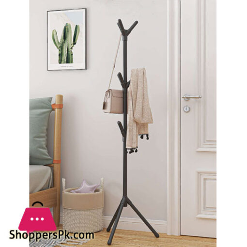 Easy-to-assemble Floor-standing Hat And Coat Rack Made Of Wrought Iron For Office Bedroom Creative Coat Hanger