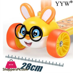 Foot Scooters With Music Speaker 4 Levels Foldable Adjustable Height For 2-10 Years Children 3-Wheel Flash Wheels Kick Scooter