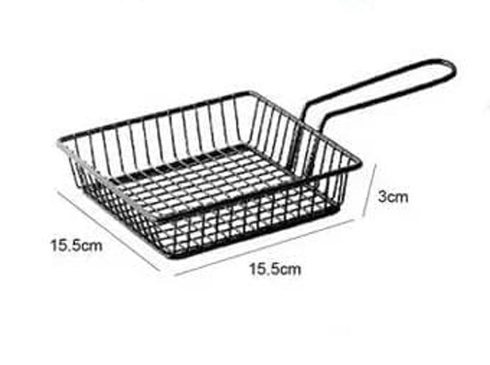 Fries Bucket Design Of Big Square - 1 Piece