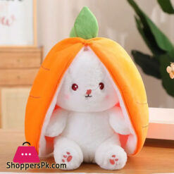Funny Changeable Bunny Cute Pillow Plush Toys Stuffed Animal Rabbit Hiding In Carrot Strawberry Rabbit Doll Chair Cushion Gift 10 Funny Changeable Bunny Cute Pillow Plush Toys Stuffed Animal Rabbit Hiding In Carrot Strawberry Rabbit Doll Chair Cushion Gift