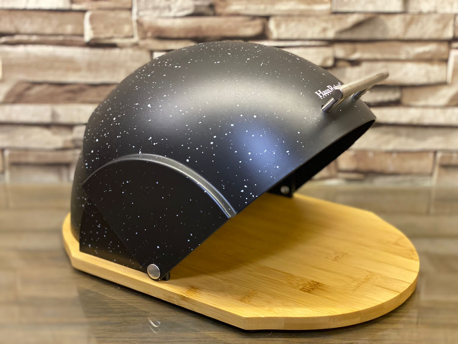 Haus Roland Bread Box Marble Style Black 20 X 26 X 36 Cm 12 Haus Roland Bread Box Marble Style Black 20 X 26 X 36 Cm