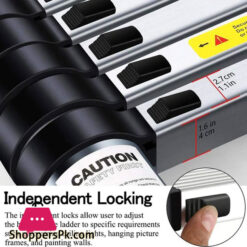 High Quality Aluminium Telescopic Ladder 2.6 Meter 8.5 Feet