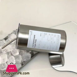 American Scotch Free Stainless Steel Casual Travel Coffee Tumbler Mug With Straw - 600Ml